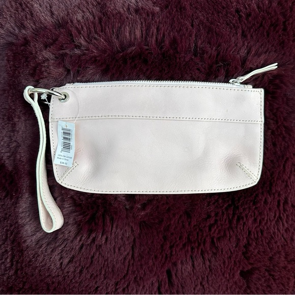 Banana Republic Handbags - Banana Republic Soft Pink Leather Wristlet NWT
